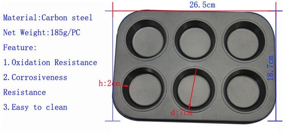 GAMT 12 Hole Cake Plate Baking Tools N2