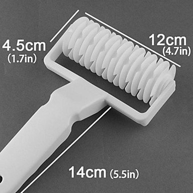 Y&XL&H Special Plastic Bread Cookie Pie Pizza Cake Baking Pastry Crust Mold Tool Lattice Netting Roller Hobbing... N3
