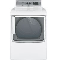 GE GTD81GSSJWS 7.8 Cu. Ft. White Gas Dryer - Energy Star