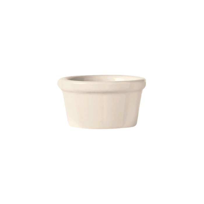 World Tableware RAM-25-W Bedrock Ovenware 2.5 Oz. Ramekin - 24 / CS