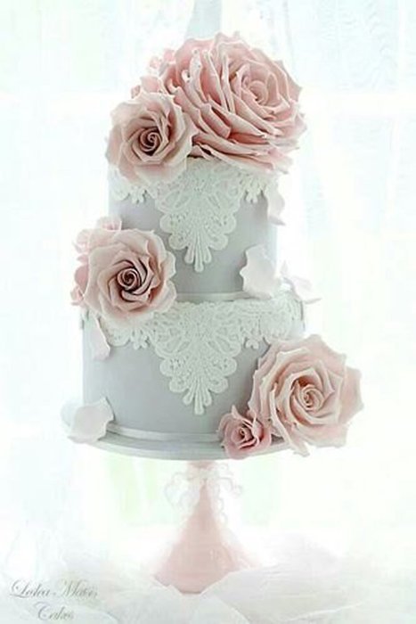 Handmade Silicone Fondant Mould/new Lace Mold 55f