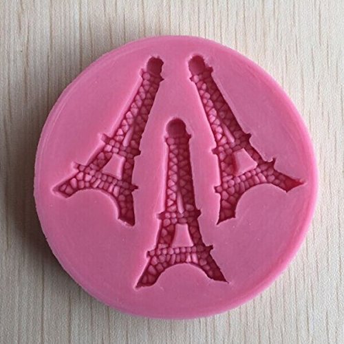 Bluelover Silicone Eiffel Tower Fondant Cake Mold Mini Chocolate Sugar Mold Baking Tool N6