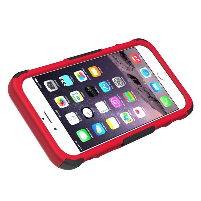 iPhone 6s Case, HLCT Rugged Shock Proof Dual-Layer Case with Built-In Kickstand for iPhone 6s / 6 4.7 Inch (Blue) N22
