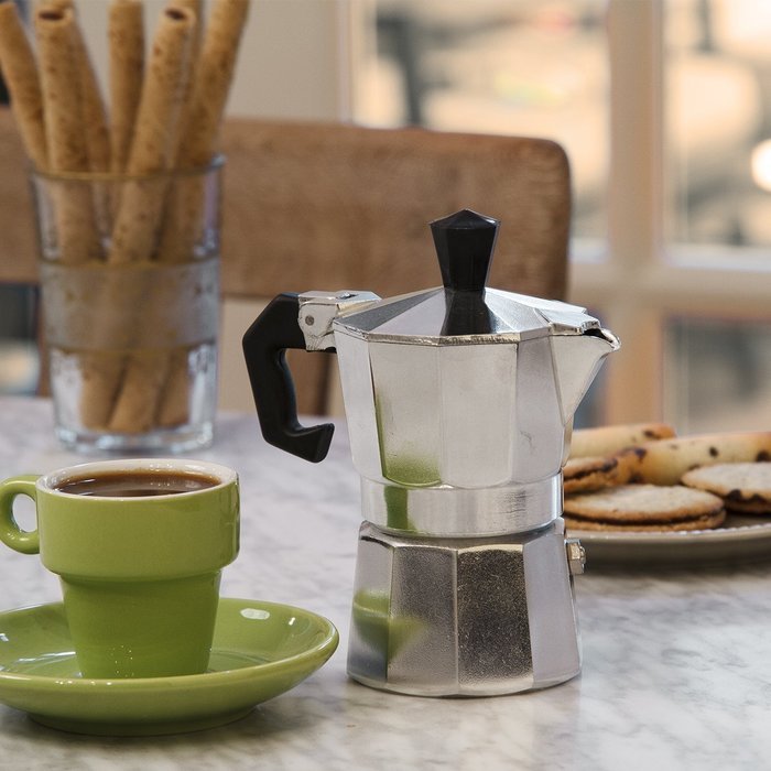 Primula 12-Cup Aluminum Stovetop Espresso Maker N15