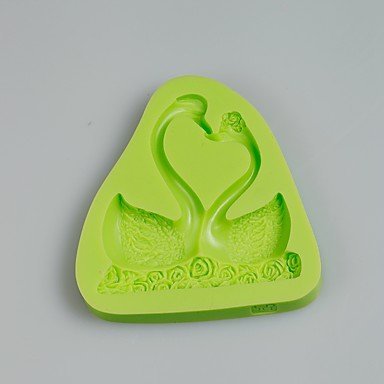 Y&XL&H Lovers Swan Silicone Mold for Chocolate Polymer Clay Candy Making Sugarcraft Tools Cake Decorations Mould