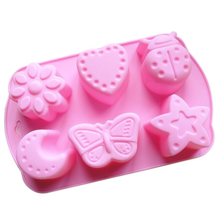 Mavis's Diary Silicone Gel Non-stick Cake Bread Mold Fondant Decoration Chocolate Jelly Candy Baking Roasting... N2