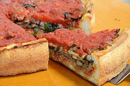 LloydPans Kitchenware USA Made Hard-Anodized 12 Inch Perforated Deep Dish Pizza Pan N3