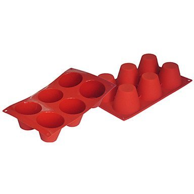 Sher FOUR-C Cake Tools Silicone Baking Molds Cupcake Bakeware,Decorating Tools Pans Molds Cupcake Supplies Color... N3