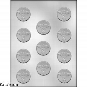 Cake Art - 1.5" Nurse Mint Mold (9)