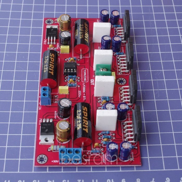 LM3886* 4+NE5532 BTL Audio power amplifier board parallel BTL 200W N4