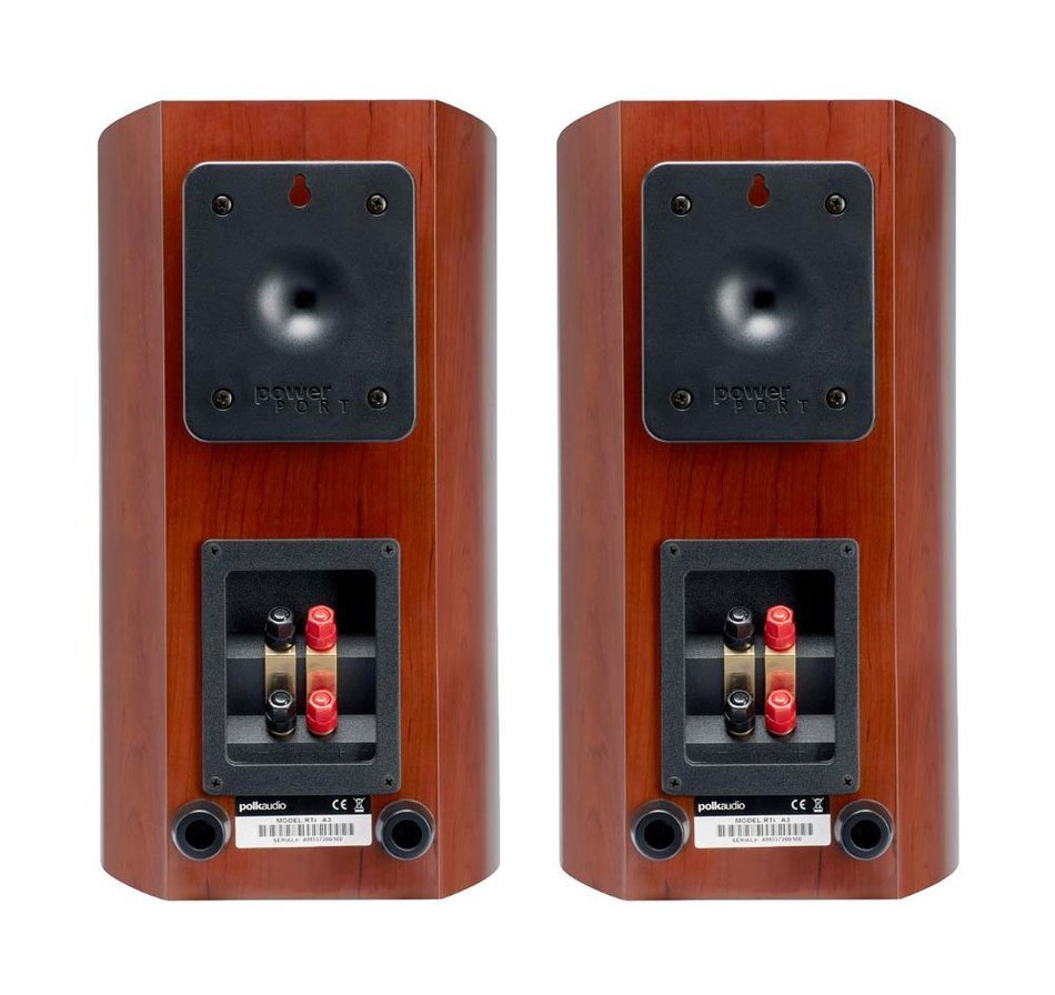 Polk Audio RTI A3 Bookshelf Speakers, Pair - Cherry (Certified Refurbished) N3