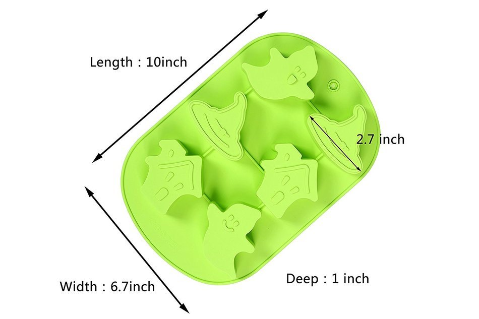 IHOMECOOKER 4PC Silicone Christmas Baking Mold Set Christmas Tree Snowflakes Snowman Cake Mold Set N12