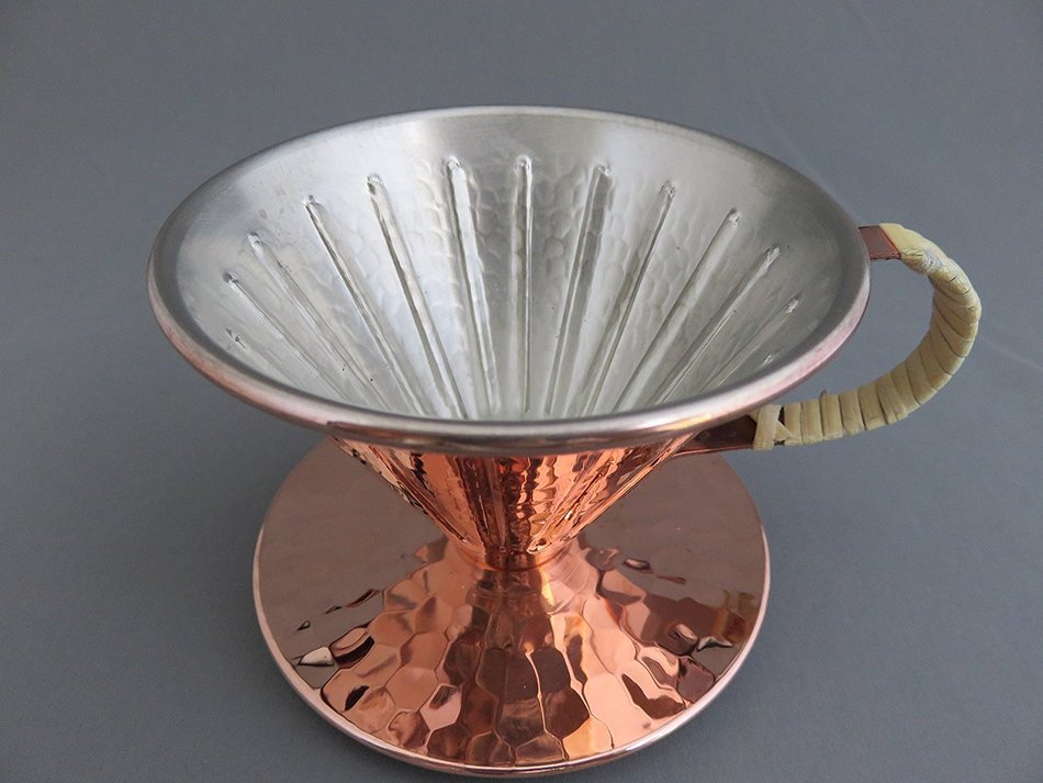 Union -Takumi- Copper Coffee Dripper [For 1-3 Cups] 【Import Japan】 N4