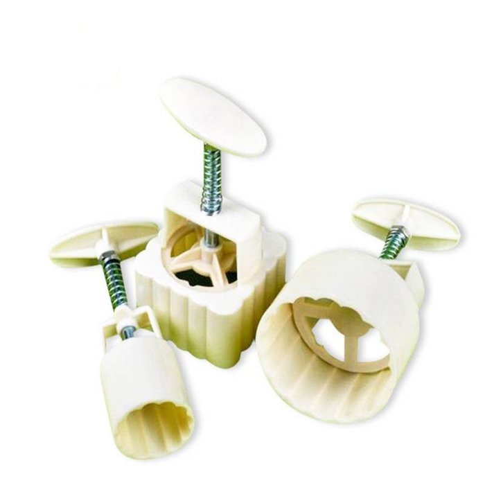 Hand Pressure Moon Cake Mold With 9 Pcs Mode Pattern N4