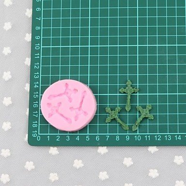 Sher Cross Fondant Cake Cake Chocolate Silicone Molds,Decoration Tools Bakeware N4