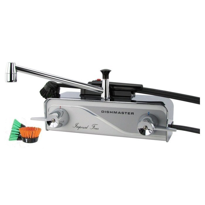 Dishmaster M76 Imperial Four Kitchen Faucet - Chrome