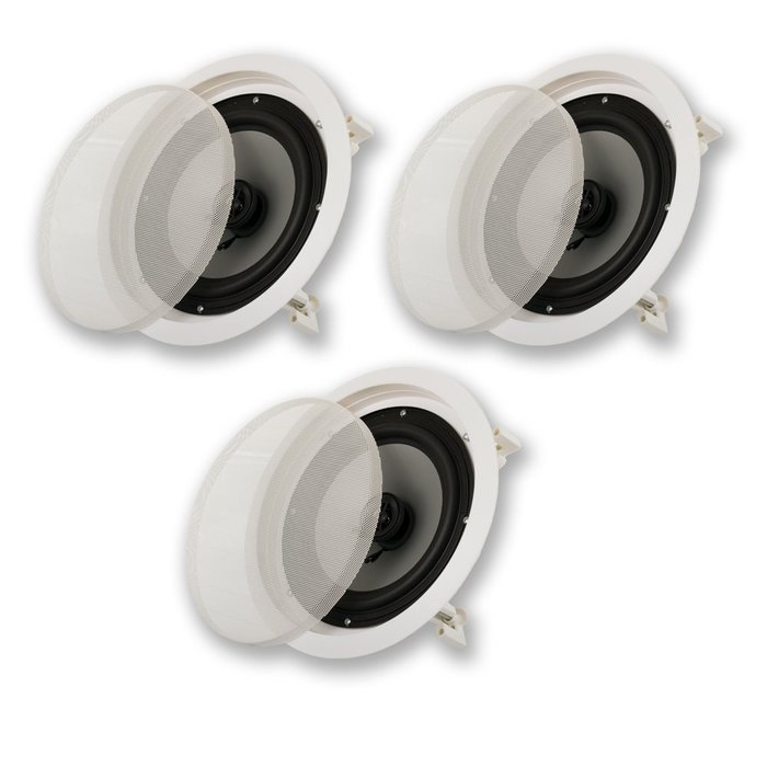 Acoustic Audio CS-IC82 In Ceiling 8" Home Theater 3 Speaker Set 2 Way 900 Watt CS-IC82-3S