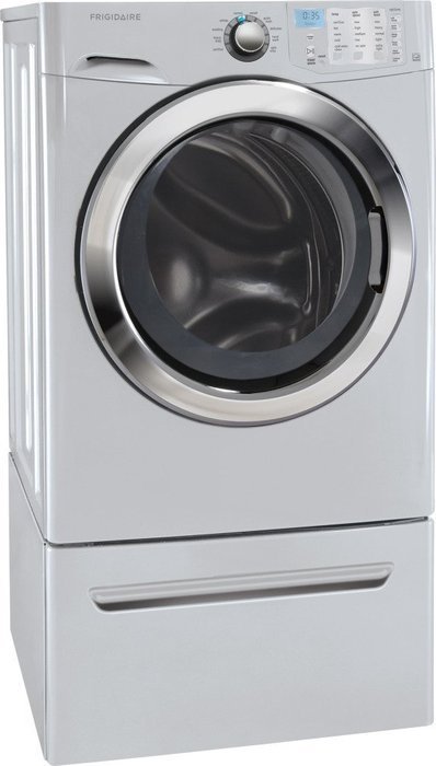 Frigidaire FFFS5115PA3.9 Cu. Ft. Classic Silver Stackable With Steam Cycle Front Load Washer - Energy Star N3
