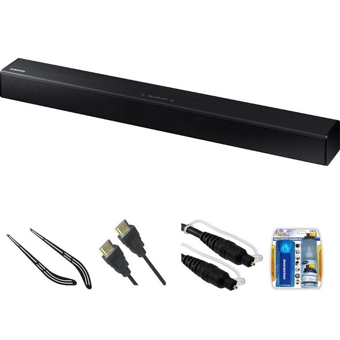 Samsung 2.2 Channel 80 Watt Bluetooth Audio Soundbar - Black (HW-J250) with Soundbar Bracket, High-Speed HDMI...