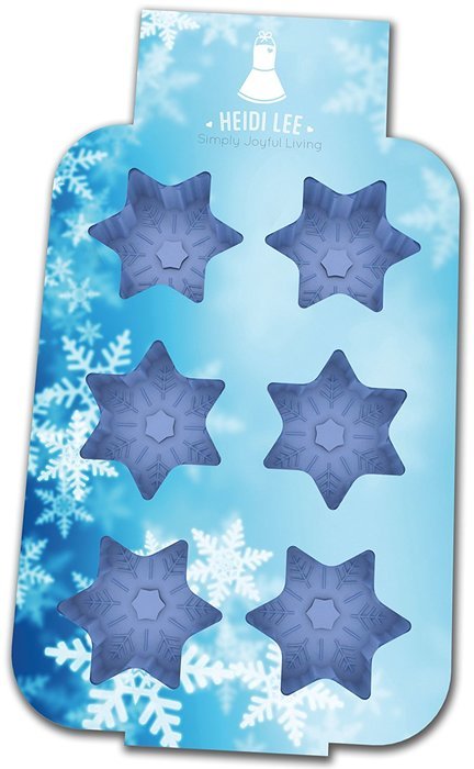 Silicone Snowflake Mold: Non-Stick Baking, Chocolate, Ice, Muffins & Soap⎟Oven-Microwave-Freezer-Dishwasher Safe... N2