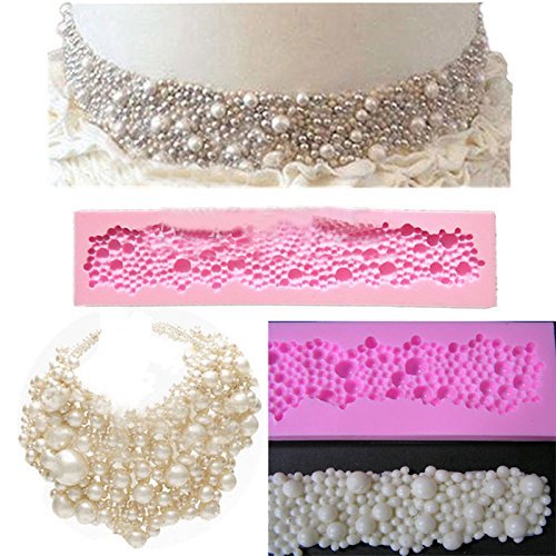 Generic Baking Tool Fondant Sugarcraft Round Pearls Bubbles Cake Decorating Mould Mold N3