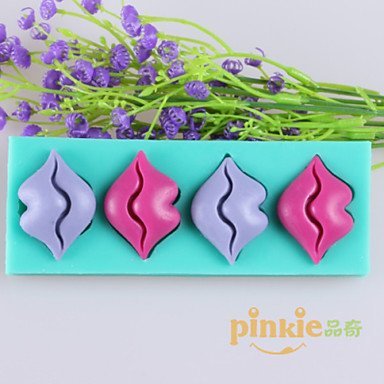 Sher Lips Shaped Fondant Cake Chocolate Silicone Molds,Decoration Tools Bakeware N4