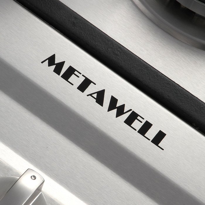 METAWELL 34" Stainless Steel 5 Burner Built-in Stoves NG Gas Hob Cooktops Cooker N5