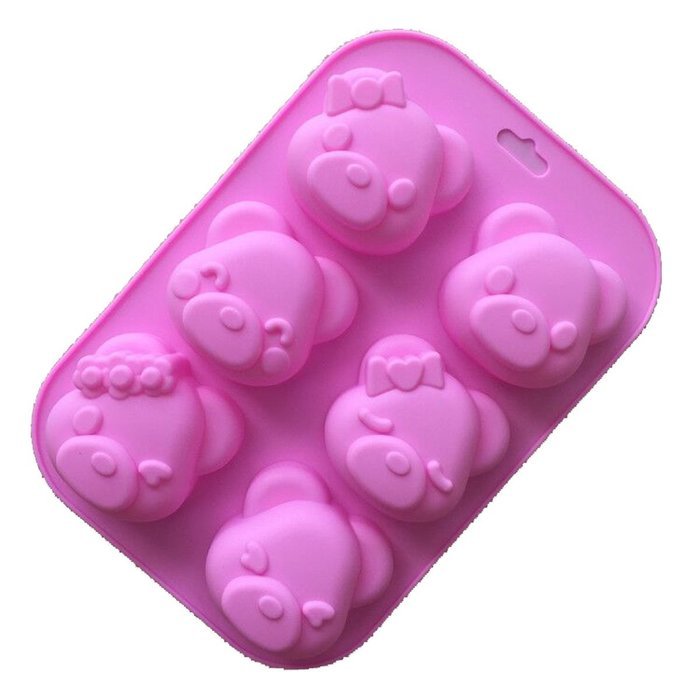 Longzang 12-Flower Silicone Cake Chocolate Craft Candy Baking Mold N3