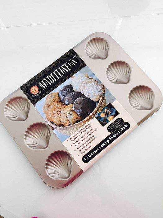 Make Way for Madeleines 12 Cup Scallop Shaped Non-stick Madeleine Pan
