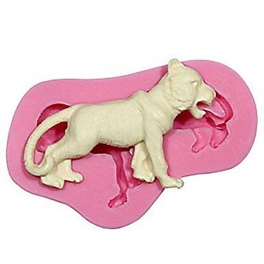 Y&XL&H 3D Animal Silicone Fondant Mold Cake Decorating Mould Silicone Cheetah Mold For Cake Chocolate Sugar Saop