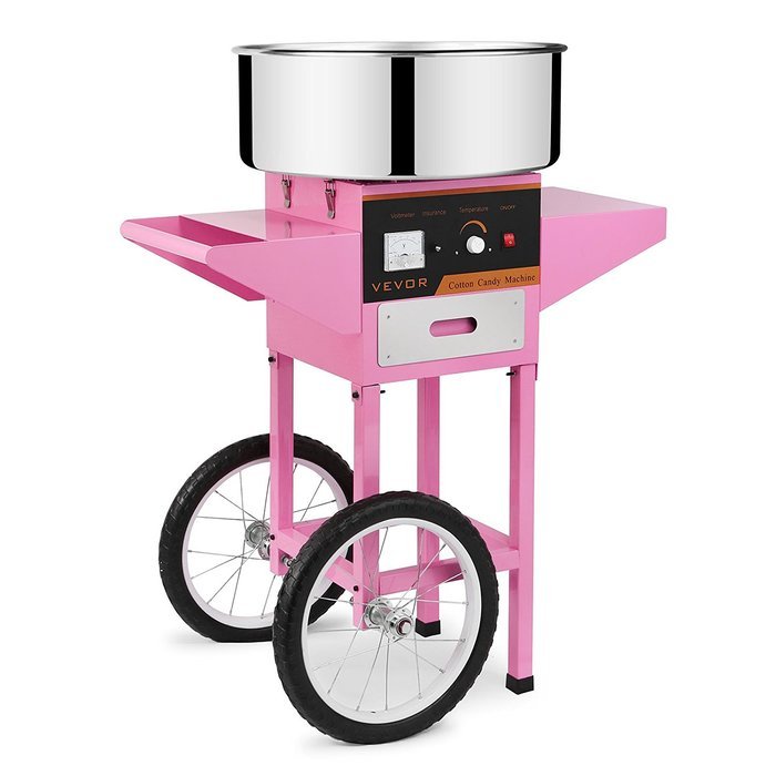 FoodKing Cotton Candy Machine Candy Floss Maker Electric Floss Maker Commercial Use 1030W for Wedding Party (Cotton... N15