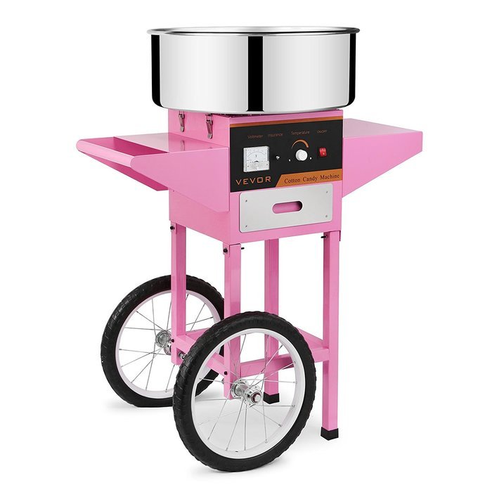 FoodKing Cotton Candy Machine Candy Floss Maker Electric Floss Maker Commercial Use 1030W for Wedding Party (Cotton... N16