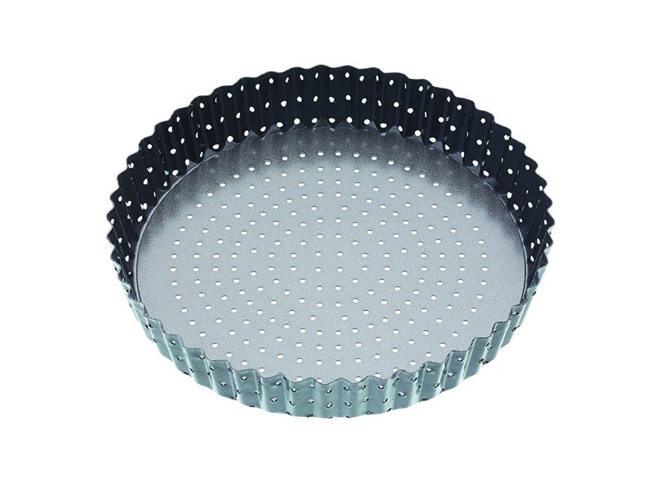 20 x 3cm Master Class Crusty Bake Fluted Round Flan Quiche Tin