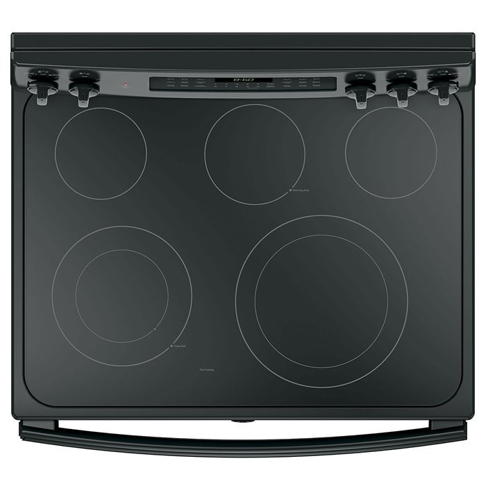 GE JB860DJBB 30" Black Electric Smoothtop Double Oven Range - Convection N2