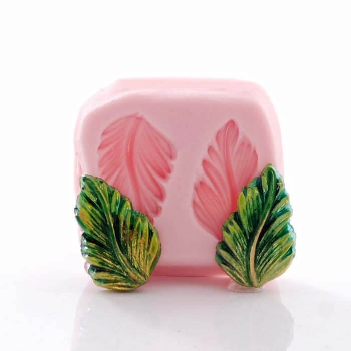 Silicone Mold Small Leaf Food Safe Fondant, Chocolate, Candy, Resin, Polymer Clay Mold N7