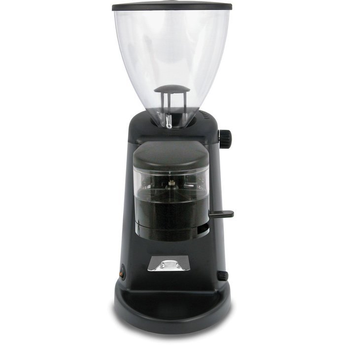 Doserless Electric Flat Burr Coffee Grinder Finish: Dark Black