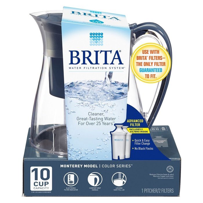 Brita Monterey Water Filtration System, Charcol (plus 2 filters) N2