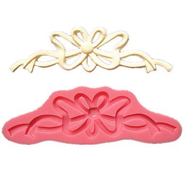 Y&XL&H European Bowknot Ribbon Cake Border Rim Decoration Fondant Cake Molds Chocolate Mould Kitchen Baking For...
