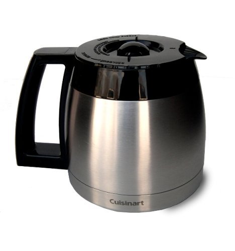 Cuisinart DCC-2400FR Brew Central 12-Cup Programmable Thermal Carafe Coffeemaker, Black (Certified Refurbished) N2