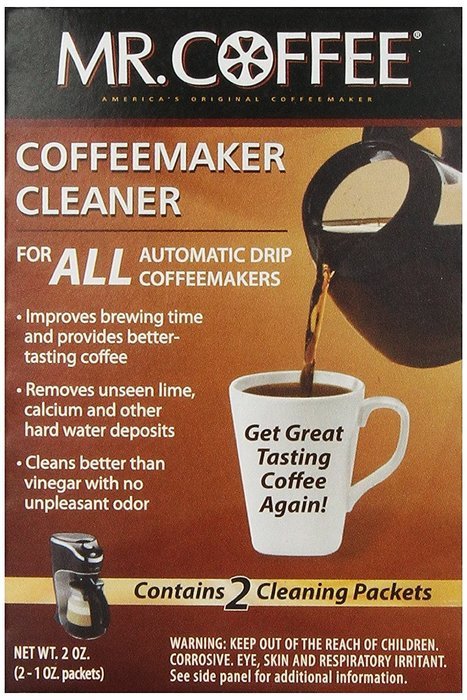 Mr. Coffee Coffeemaker Cleaner - For All Automatic Drip Units ,pack of 2