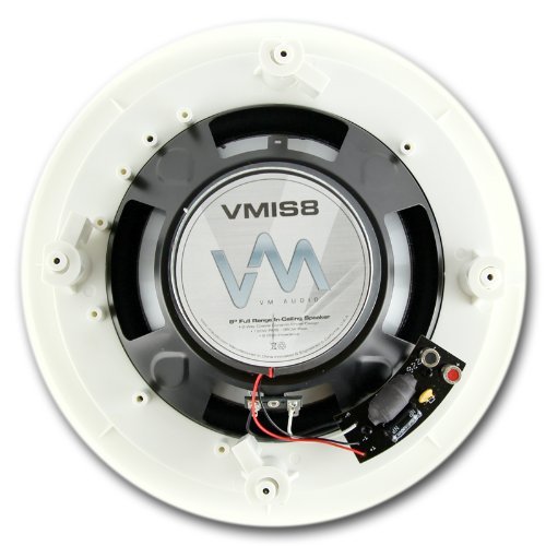2) NEW VM AUDIO VMIS8 8" 350 Watt 2 Way In Ceiling/Wall Surround Home Speakers N4