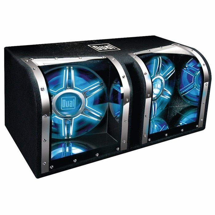 DUAL BP1204 Dual 12" Subwoofers Bandpass Box