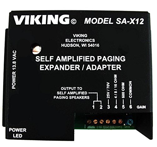 Viking Electronics SA-X12 Self Amplified Paging System Expander