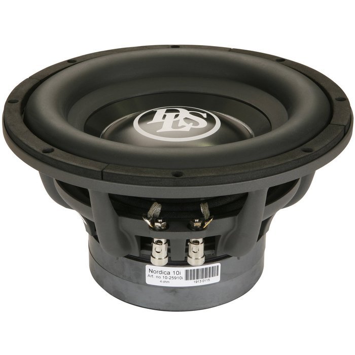 DLS Nordica 10i Ultimate 1000 Watt Peak 4 Ohm 10" SQ Subwoofer 1000W Sub Woofer N2