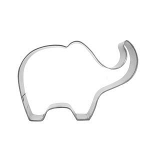 Anyana Elephant Stainless Steel Cookie Cutter Cake Mould Tool Kitchen Tool Sugar Paste Baking Mould Cookie Pastry