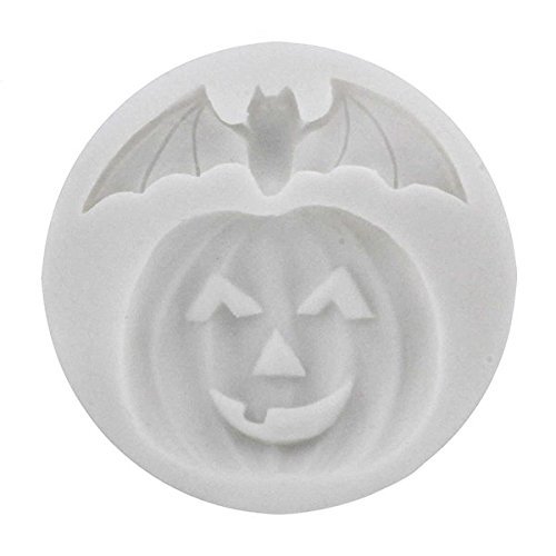 Pumpkin and Bat Mold by FPC Sugarcraft