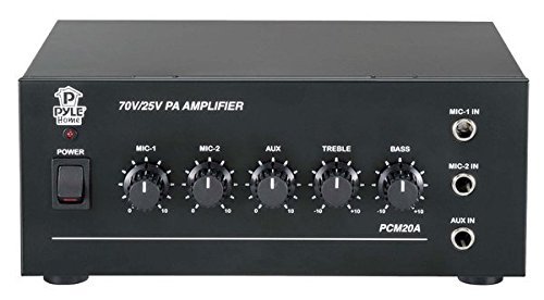 Pyle PCM20A 40 Watts Power Amplifier with 25 and 70 Volt Output