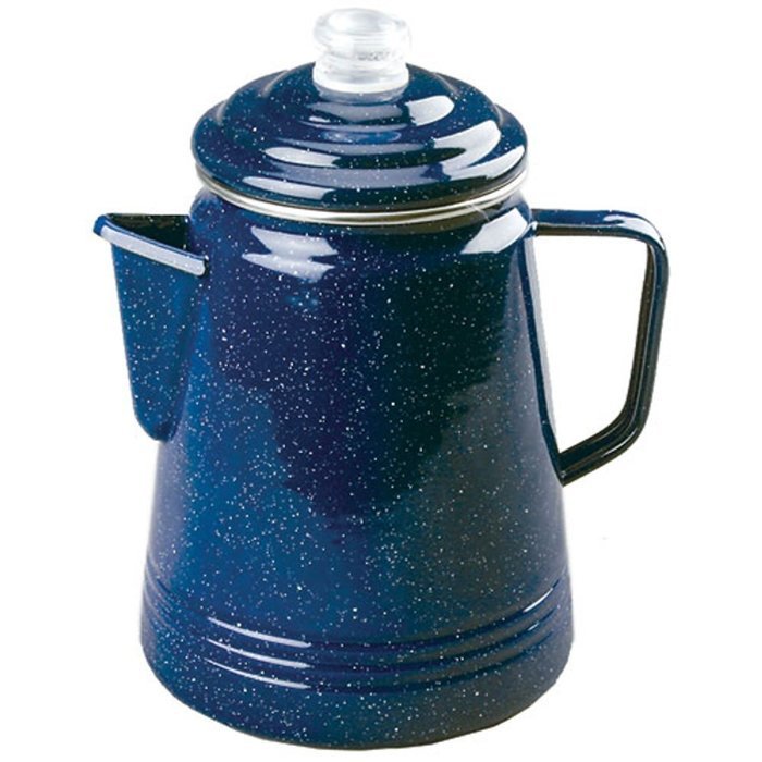 Coleman 2000016405 Blue Enamelware Percolator - 14 Cup