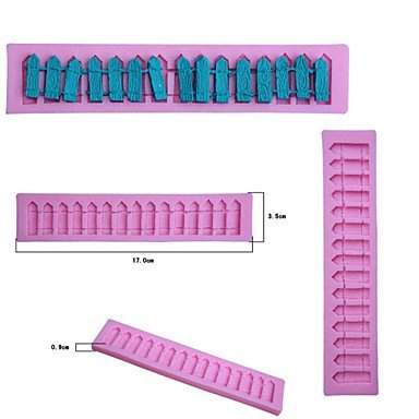 Y&XL&H Bakeware Silicone Fence Fondant Mold Cake Decoration Mold N3