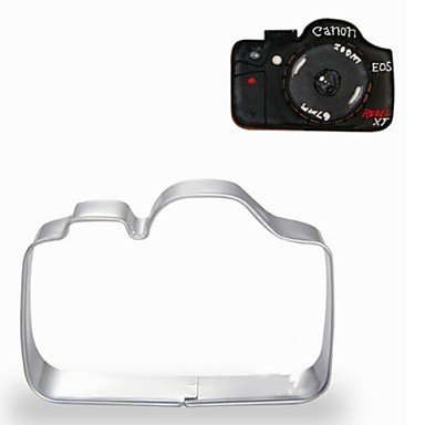 Y&XL&H Cartoon Camera Shape Cookie Cutter, Fuirt Cut Mould, Stainless Steel